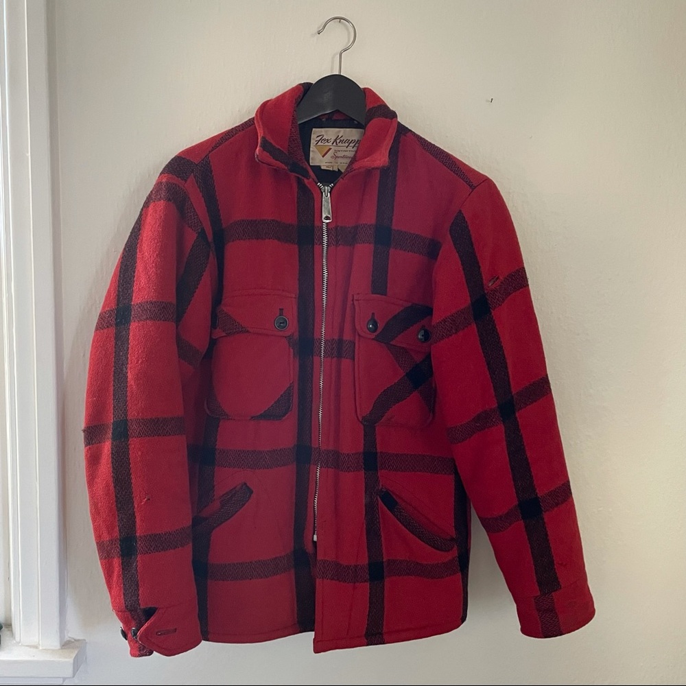 Vintage Fox Knapp Buffalo Plaid Moscow Jacket